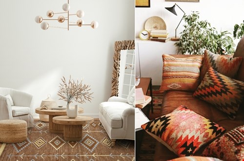 Kelim vloerkleden en kussens