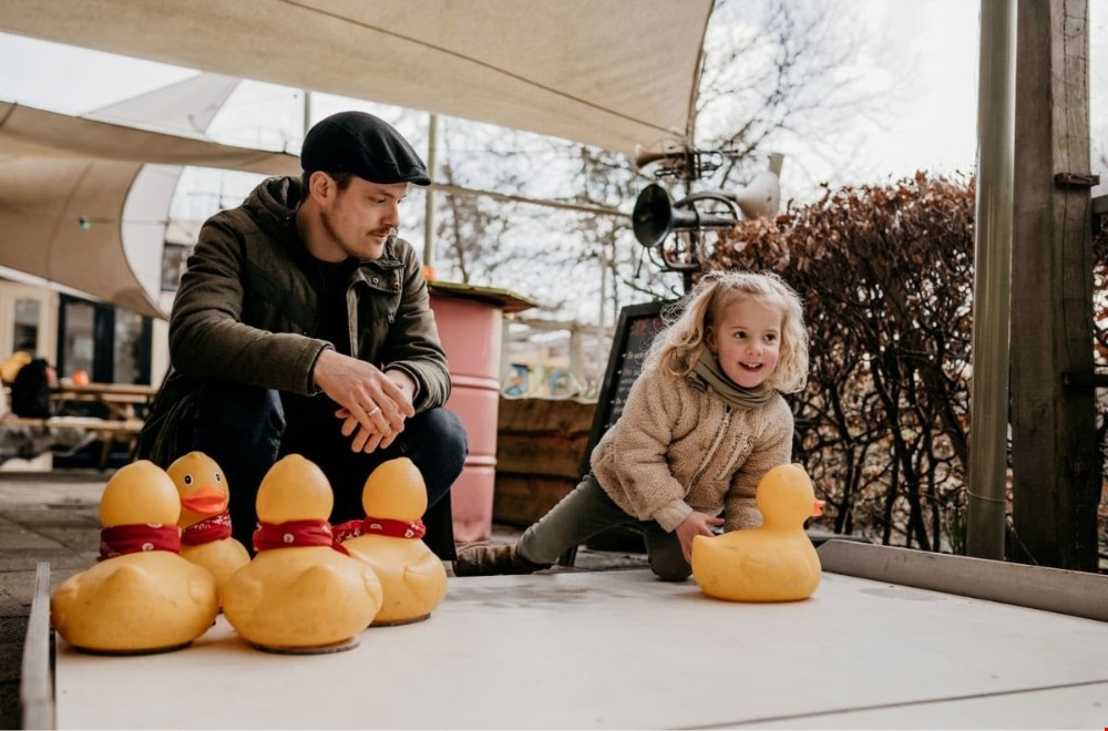 Curlen met badeendjes bij De Vreemde Vogel