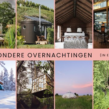 Bijzondere overnachtingen in Europa: van glazen cabin tot designhotel op het water