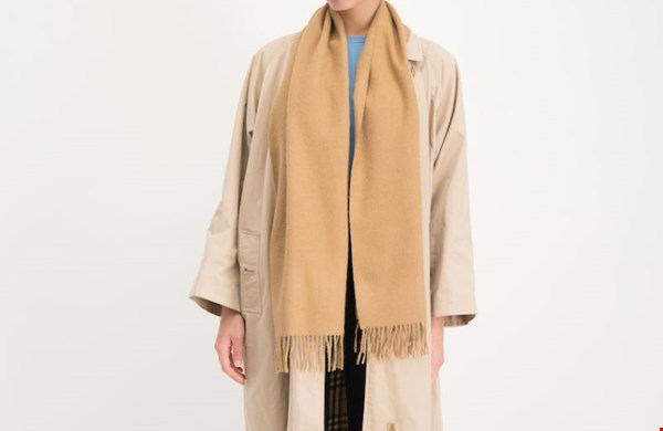 Scarf baby alpaca beige