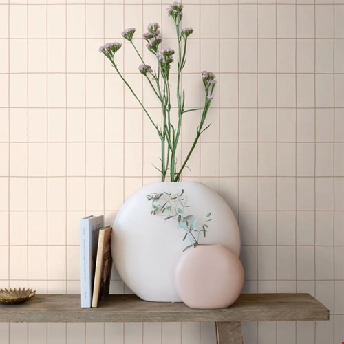 Tegeltjes beige en terracotta