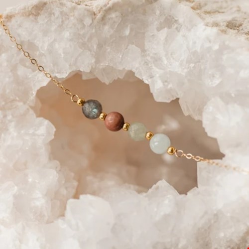 Geboortesteen ketting