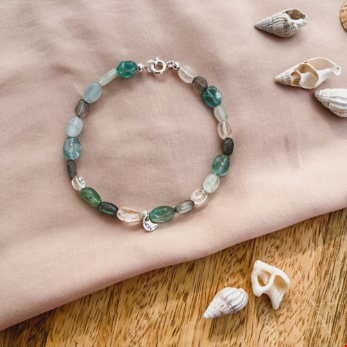 Ocean pebbles armband