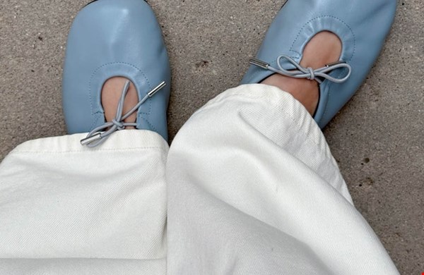 Rosalind leather ballet flats