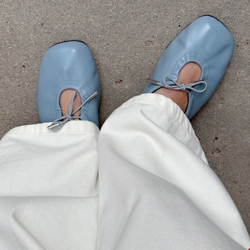 Rosalind leather ballet flats