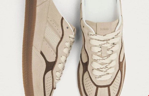 Mule cream leather sneaker