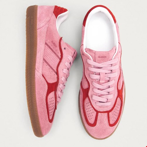 Rife sea pink leather sneakers