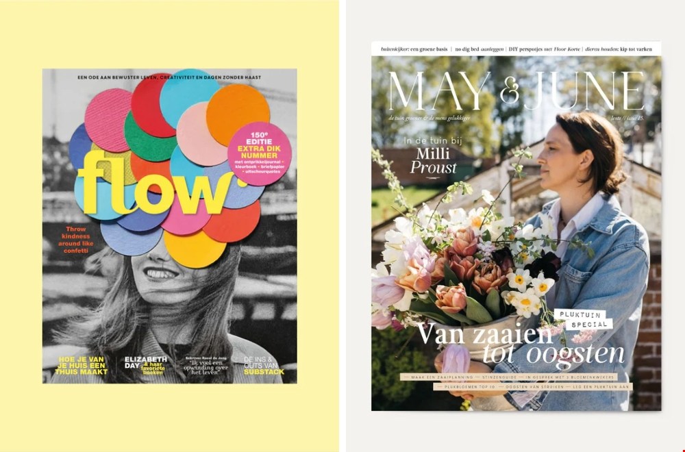 Lekker bladeren door Flow Magazine of May & June