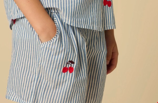 Gestreept short