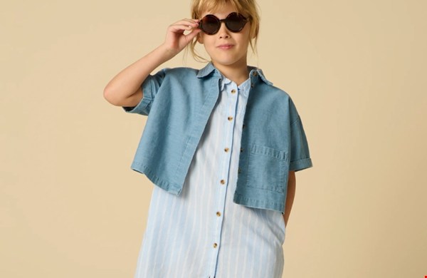 Denim blouse