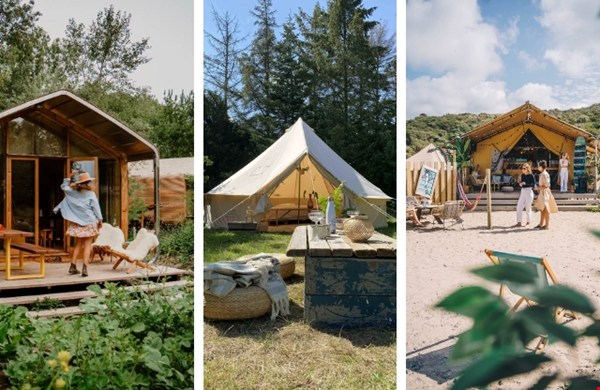 De leukste glamping hotspots voor 2026: van surf camp tot roze caravan