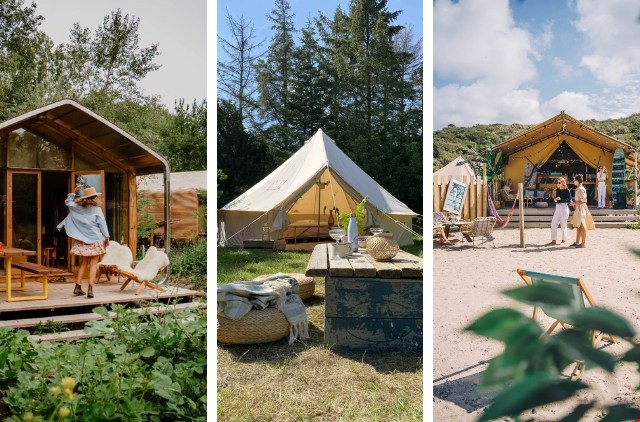 De leukste glamping hotspots voor 2026: van surf camp tot roze caravan