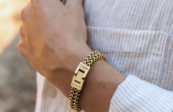 Schakelarmband met gravure