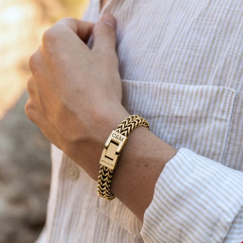 Schakelarmband met gravure