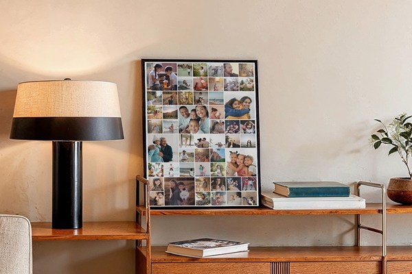 persoonlijke fotocollage van EasyCollage als vaderdagcadeau