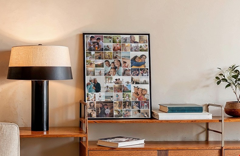 persoonlijke fotocollage van EasyCollage als vaderdagcadeau