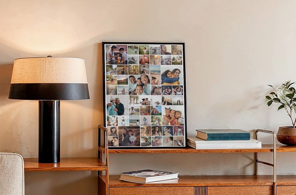 persoonlijke fotocollage van EasyCollage als vaderdagcadeau