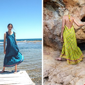 WIN een one of a kind zomerjurk van el.résidu t.w.v. € 169,-