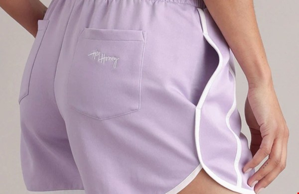 Track Pant Shorts Lilac Breeze