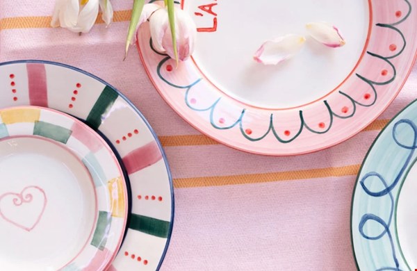 Dessert plate set