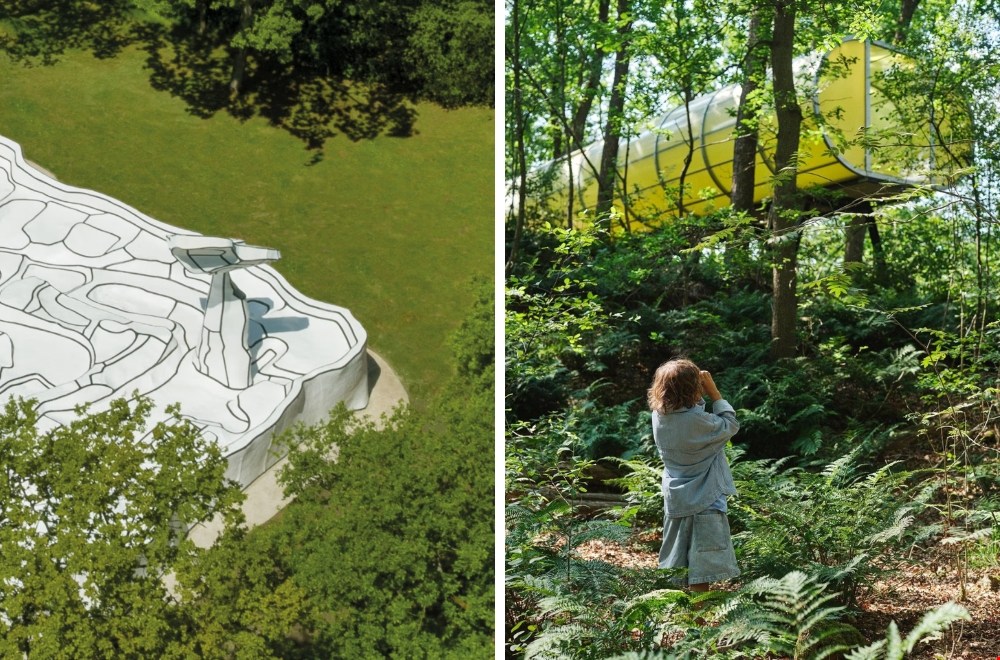 Beeldentuin van het Kröller-Müller Museum op de Veluwe met sculpturen, Van Gogh en moderne kunst.