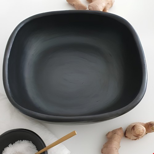 Black Pottery Ovenschaal