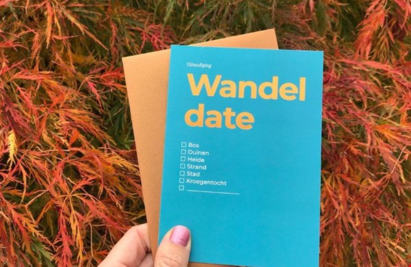 Wandeldate uitnodiging