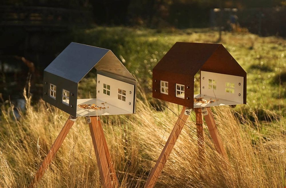 Stuga vogelvoederhuisje van BirdFlirt in Scandinavisch design