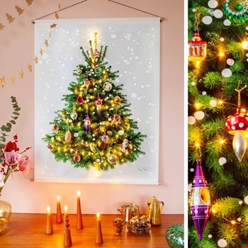 WIN! Een duurzame kerstboom met vintage kerstballen (en zónder naalden) t.w.v. € 125,-