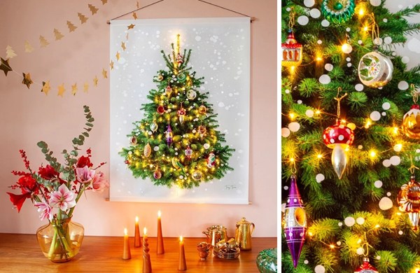 WIN! Een duurzame kerstboom met vintage kerstballen (en zónder naalden) t.w.v. € 125,-