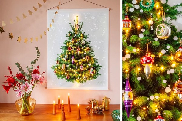 WIN! Een duurzame kerstboom met vintage kerstballen (en zónder naalden) t.w.v. € 125,-