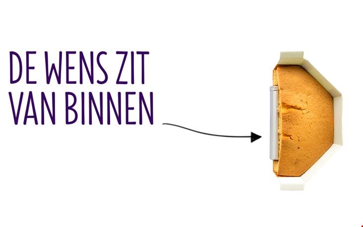 Taart met wens Taart met wens