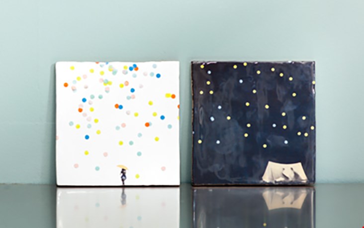 Gespot onder de moderne tegels: de serie 'A Paper World' Gespot onder de moderne tegels: de serie 'A Paper World'