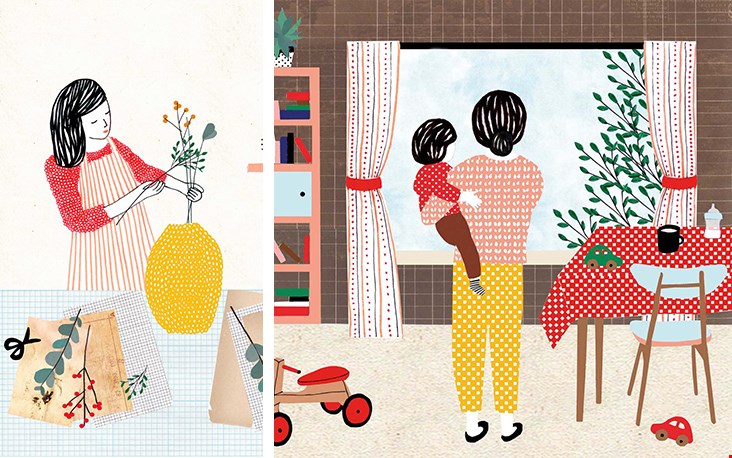 Leuk: de illustraties zijn dus ook als prints of kaarten te bestellen! Leuk: de illustraties zijn dus ook als prints of kaarten te bestellen!