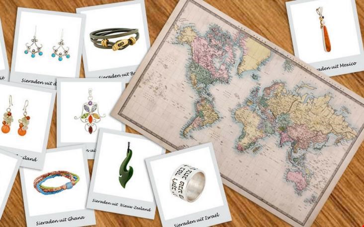 Een reis om de wereld in sieraden Een reis om de wereld in sieraden