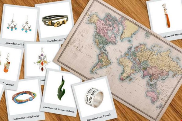 Een reis om de wereld in sieraden Een reis om de wereld in sieraden