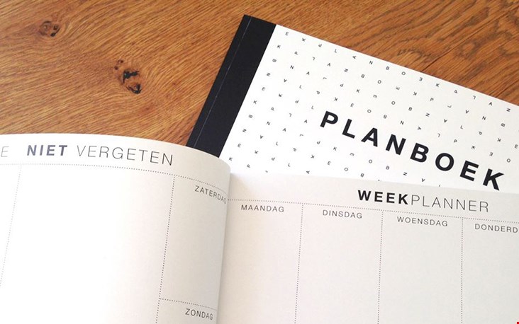 En daar was Kristel, met haar planboek! En daar was Kristel, met haar planboek!