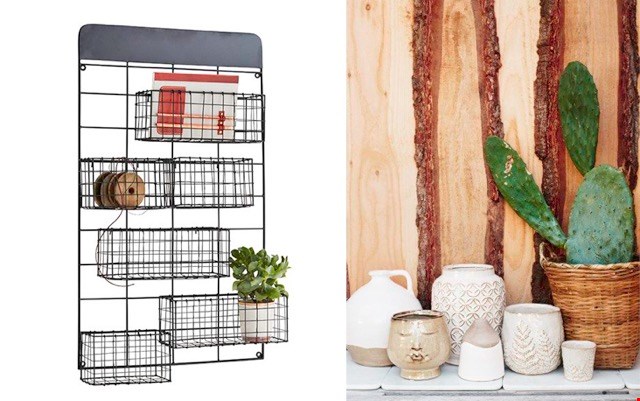 Combineer het rek met leuke bloempotjes. Combineer het rek met leuke bloempotjes.