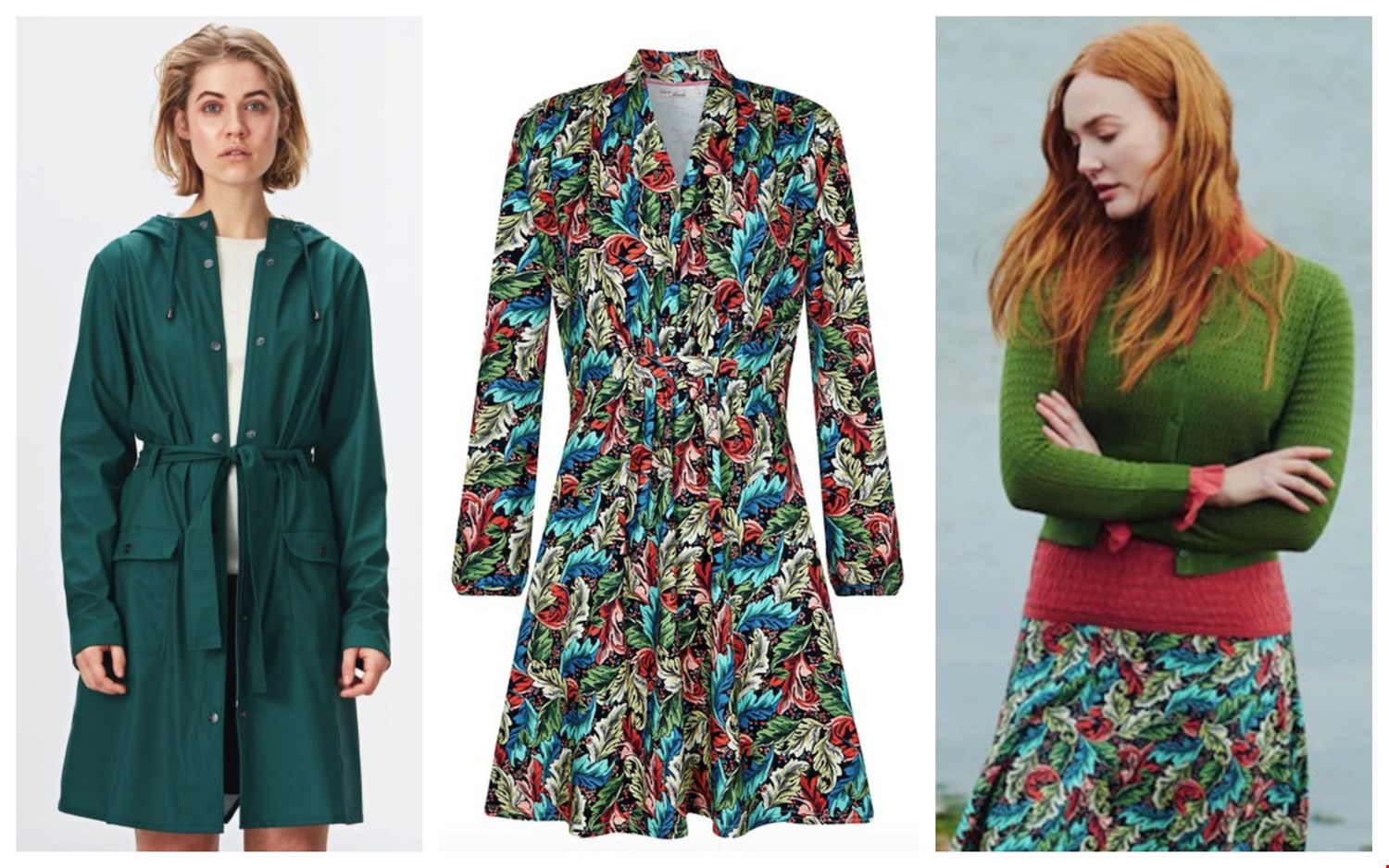 Combineer bladeren met mosgroen of blauwgroen Combineer bladeren met mosgroen of blauwgroen