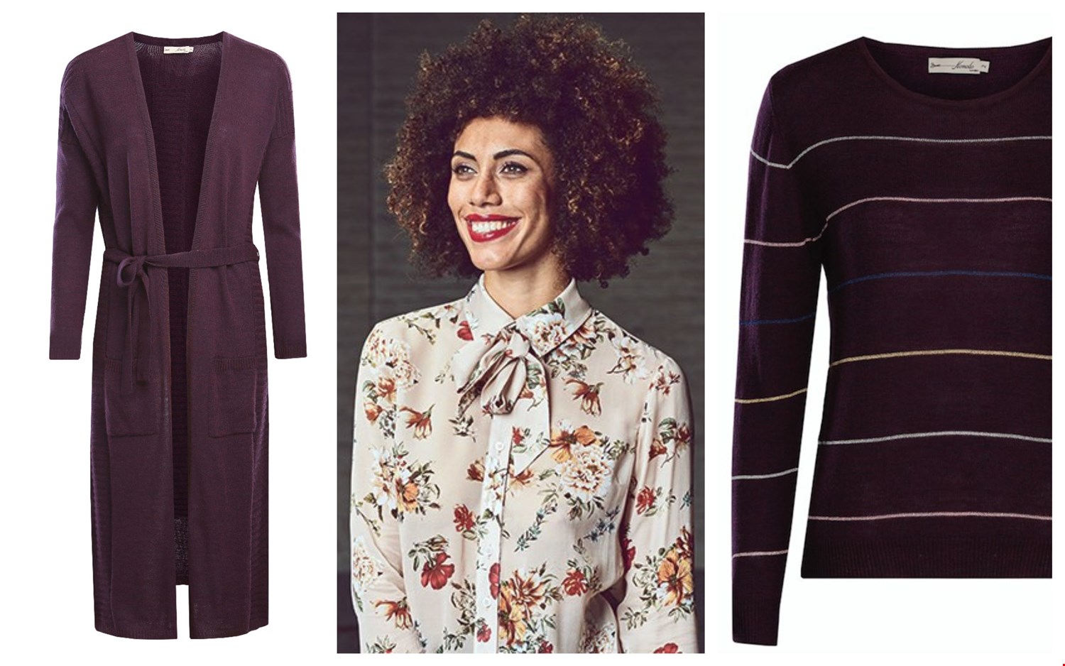 Met bloemen en lurex accenten zit je altijd goed dit seizoen Met bloemen en lurex accenten zit je altijd goed dit seizoen