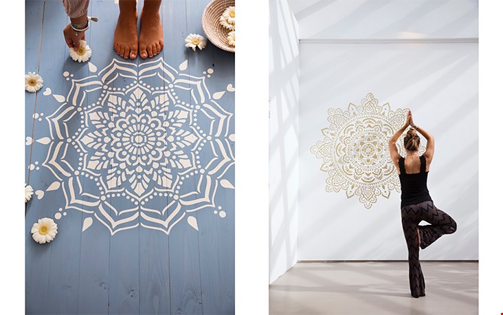 Zo mooi, zo'n grote mandala Zo mooi, zo'n grote mandala