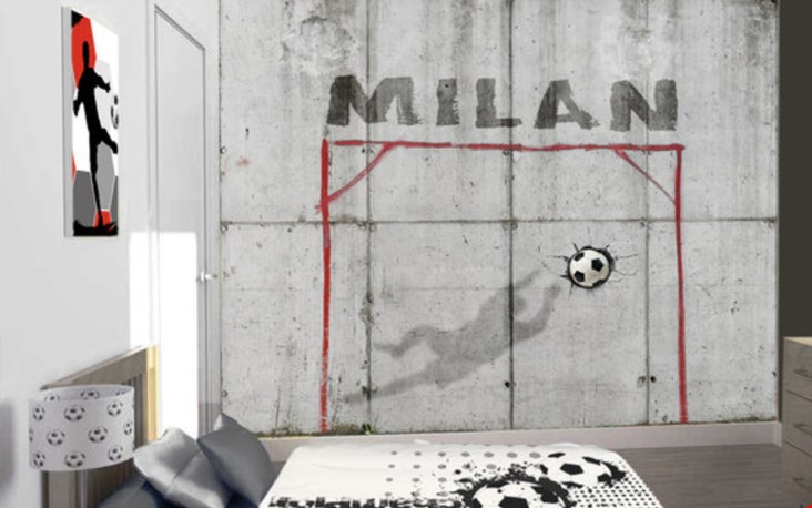 Voetbalbehang Voetbalbehang