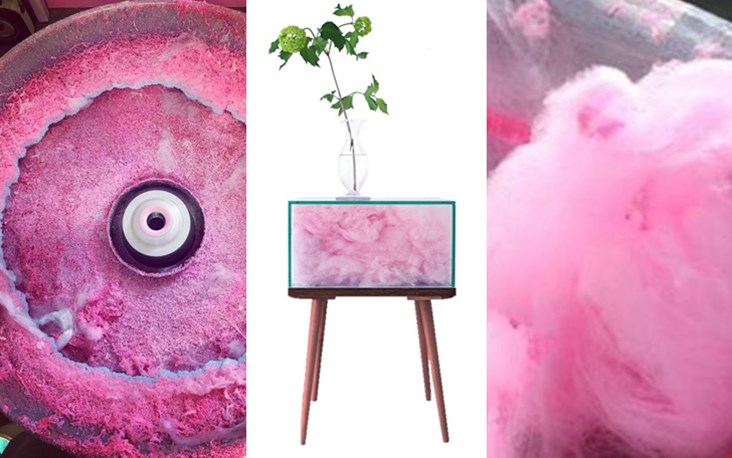 cotton candy side-table cotton candy side-table