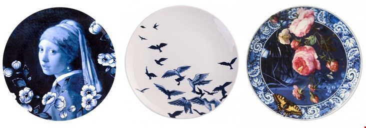 Heel mooie collectie borden van Heinen Delfts Blauw Heel mooie collectie borden van Heinen Delfts Blauw