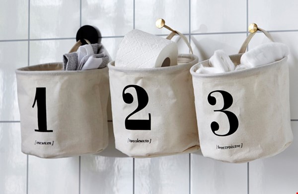 Opbergen per drie! Opbergen per drie!