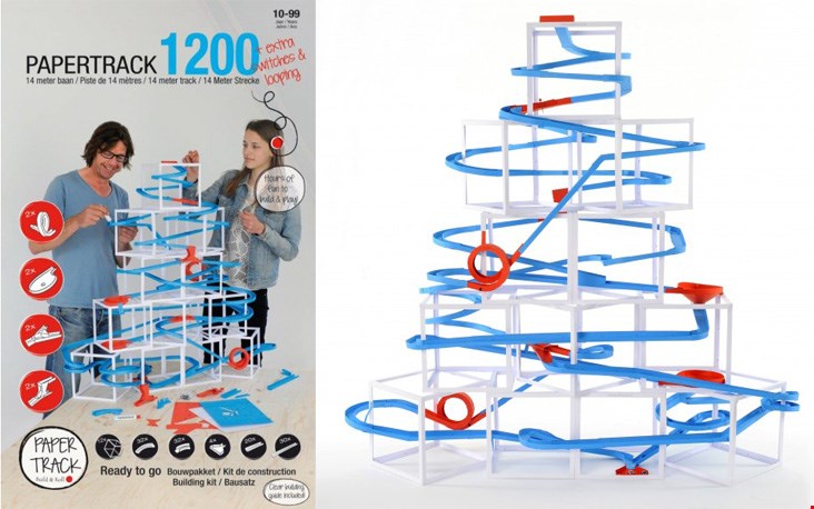 Zelf te bouwen knikkerbaan Zelf te bouwen knikkerbaan