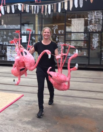 De flamingo's gaan een weekendje weg :-) De flamingo's gaan een weekendje weg :-)