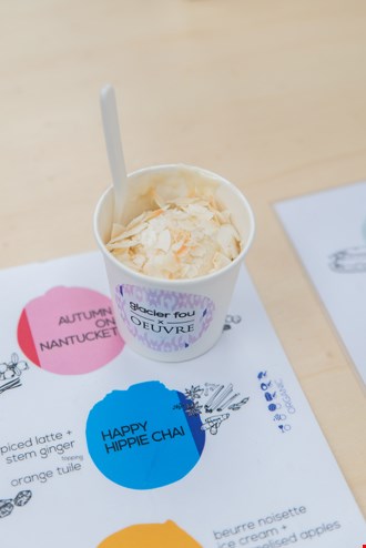 Moleculair ijs van Glacier Fou Moleculair ijs van Glacier Fou