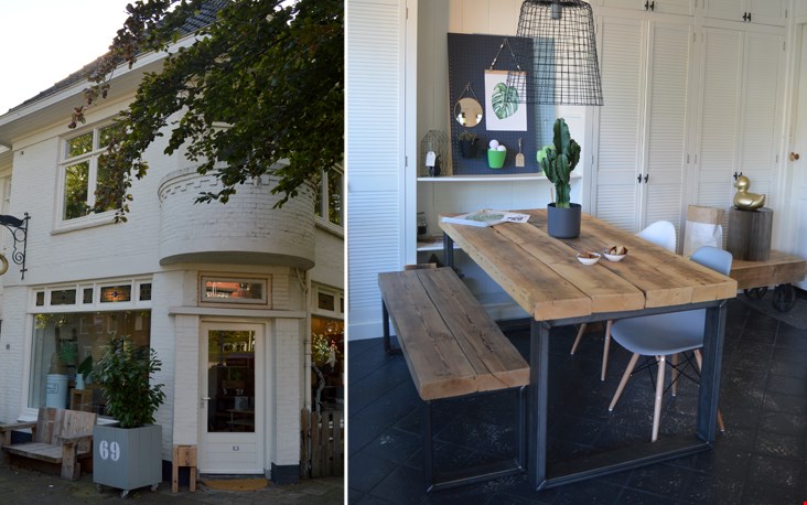 De winkel van binnen & buiten De winkel van binnen & buiten