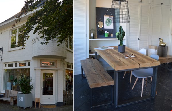 De winkel van binnen & buiten De winkel van binnen & buiten